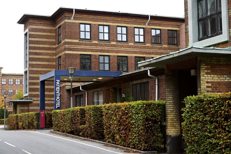billede af patienthotellet på amtssygehuset